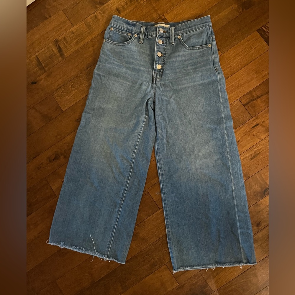 Madewell Wide-Leg Crop Jeans -28